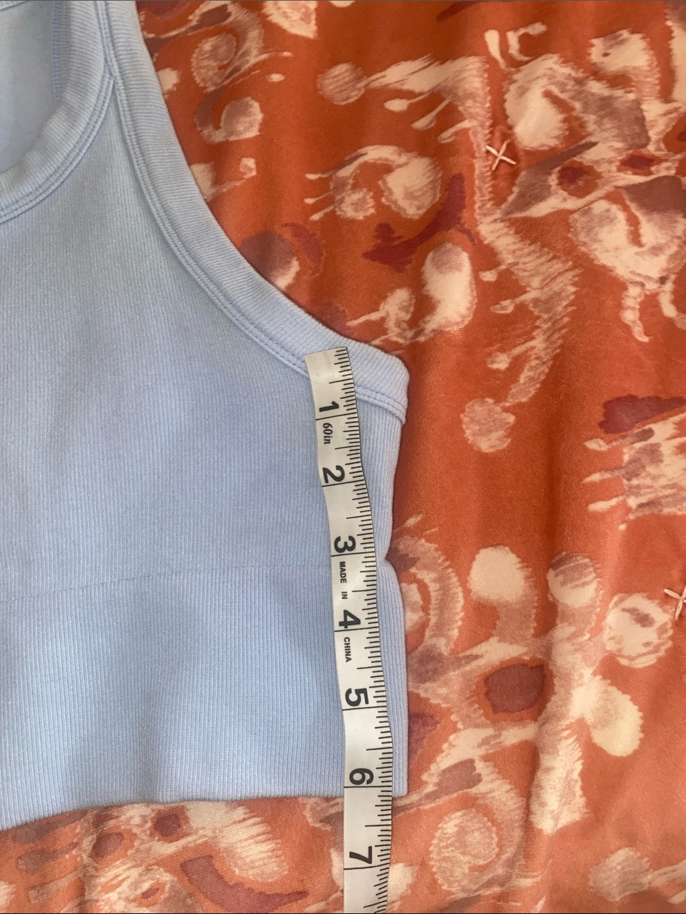 ALO Yoga Light Blue Ribbed Crop Tank - Picture 8 of 11